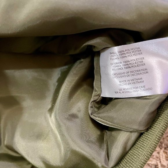 NEW Banana Republic Men’s Bomber Jacket Green, Size M (New) - Picture 9 of 14
